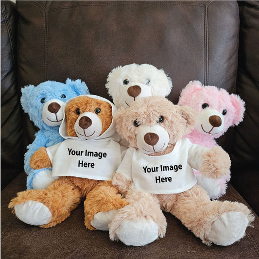 All Occasion Teddy Bear | Customizable T-shirt OR Hoodie | Holidays, Baby Shower, Birthday, Anytime Gift and so much more!