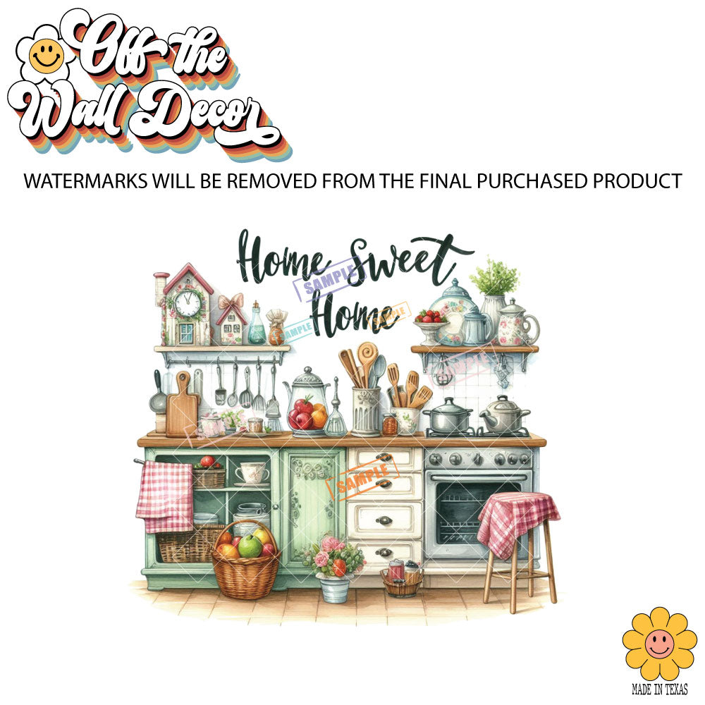 Home Sweet Home | 8 Designs | Potholders, Trivets, Hot pads, Oven mitts, Heat resistant, and Washable
