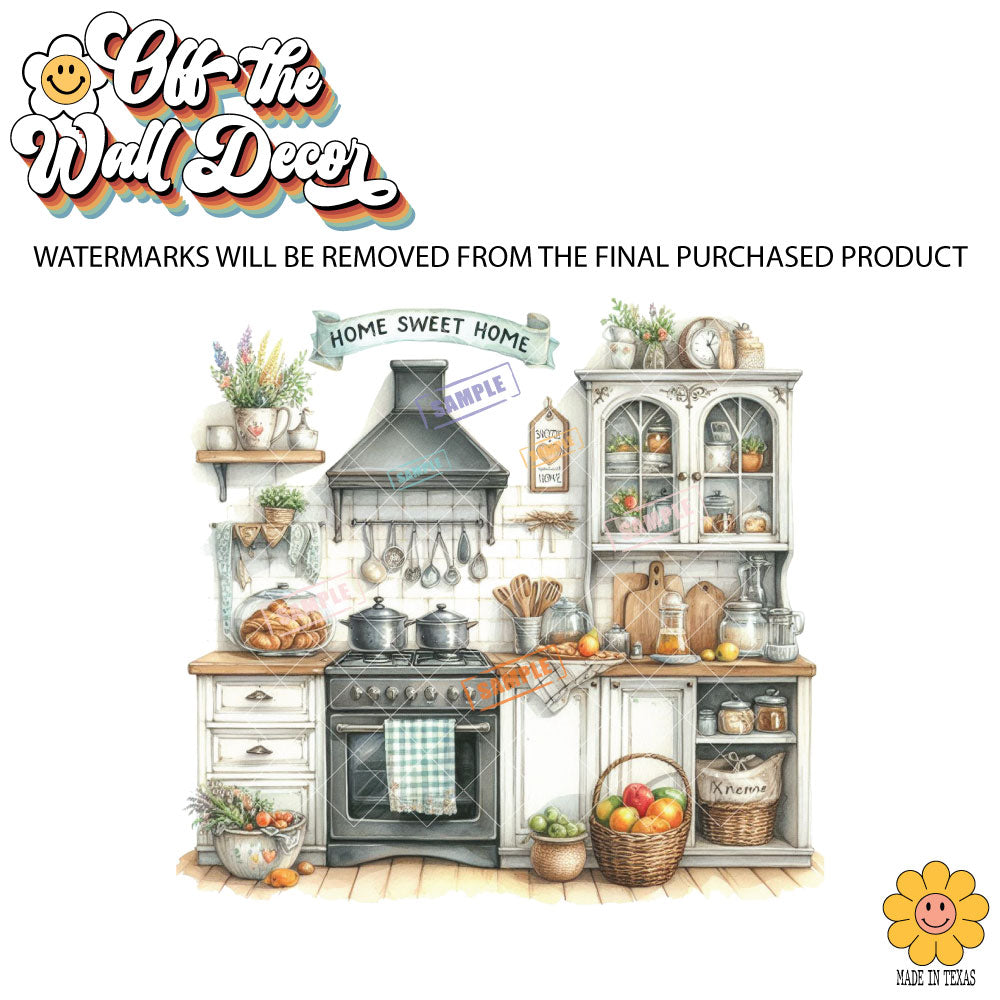 Home Sweet Home | 8 Designs | Potholders, Trivets, Hot pads, Oven mitts, Heat resistant, and Washable