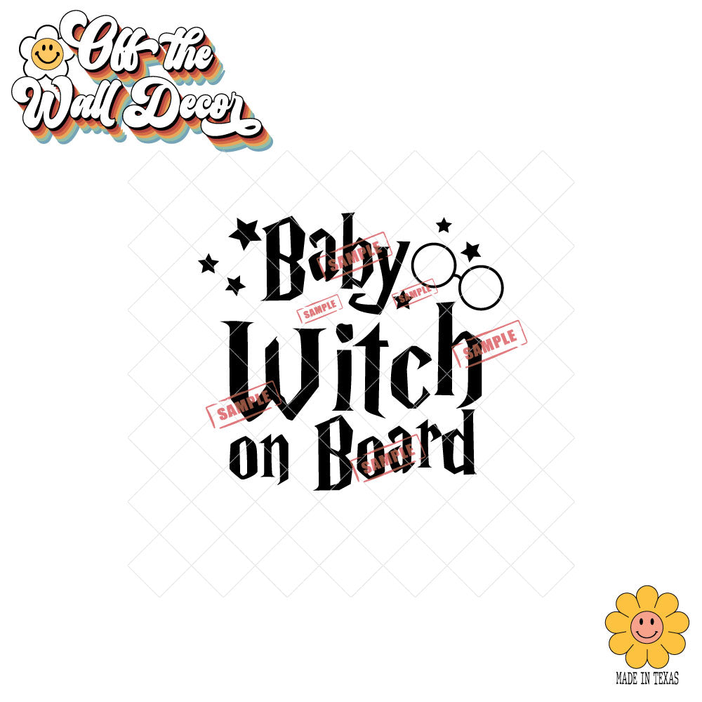 Baby on Board Wizard | Baby on Board | Vinyl Decal Sticker