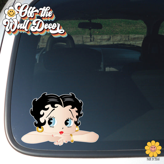 Betty Boop Cartoon Character | Vehicle Window, Vinyl decal sticker