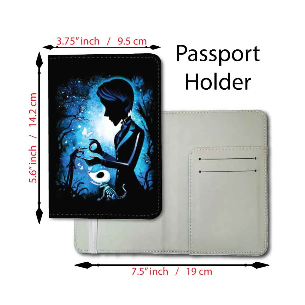 Victor Corpse Bride Silhouette | Passport Holder & Luggage Tag