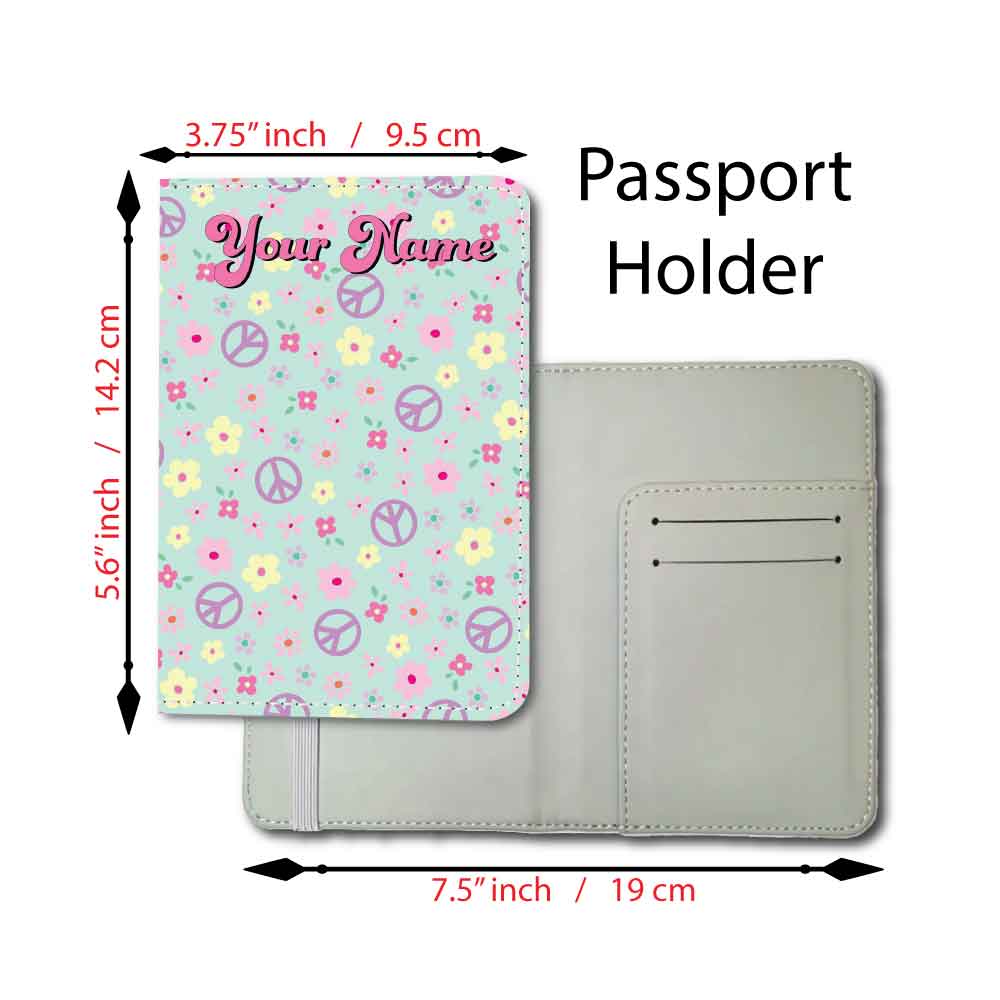 Peace Collage | Passport Holder & Luggage Tag