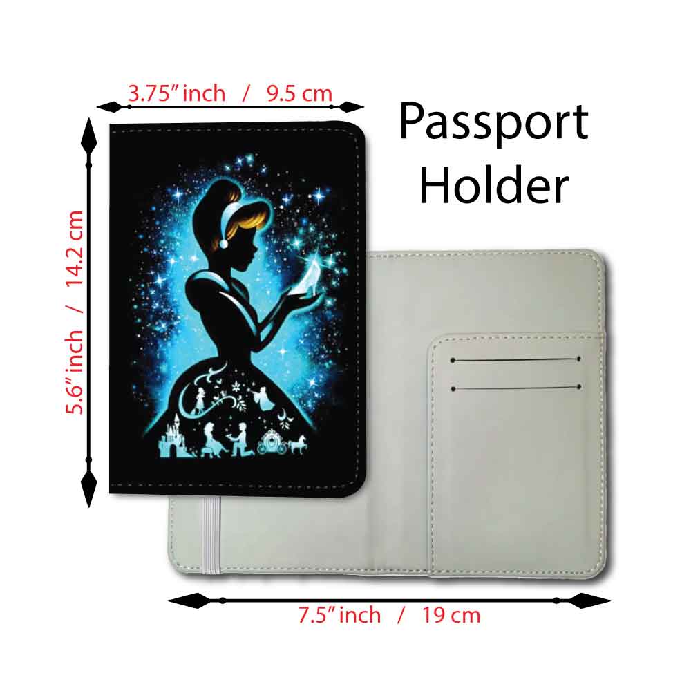 Cinderella Silhouette | Passport Holder & Luggage Tag