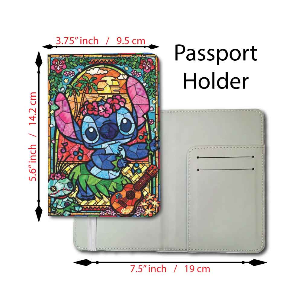 Stitch "Stained Glass" | Passport Holder & Luggage Tag