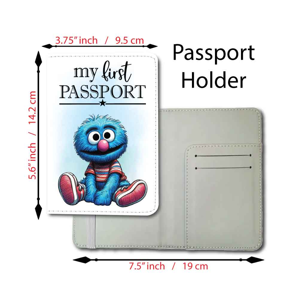 Baby Grover | Passport Holder & Luggage Tag