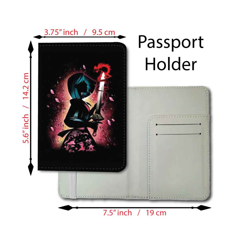 Mulan Silhouette | Passport Holder & Luggage Tag
