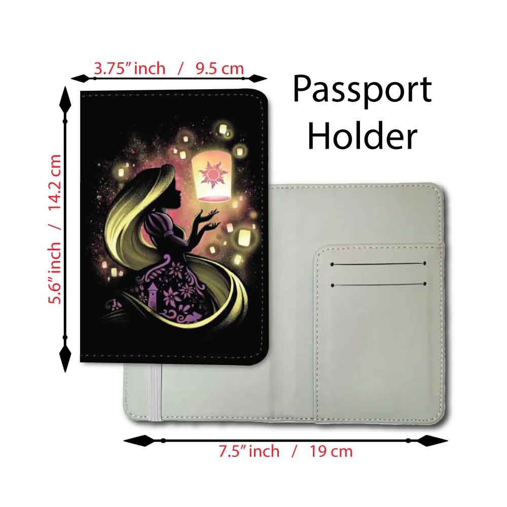 Rapunzel Silhouette | Passport Holder & Luggage Tag