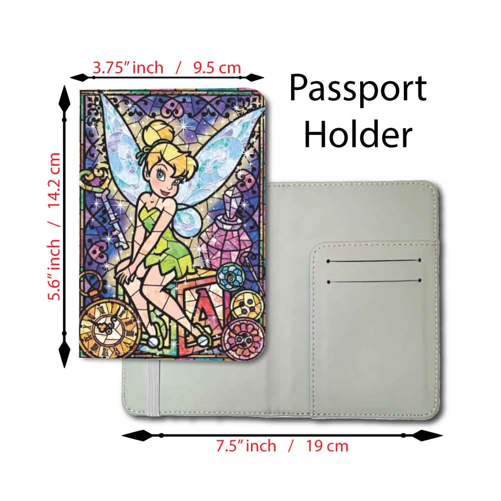 Tinkerbell "Stained Glass" | Passport Holder & Luggage Tag