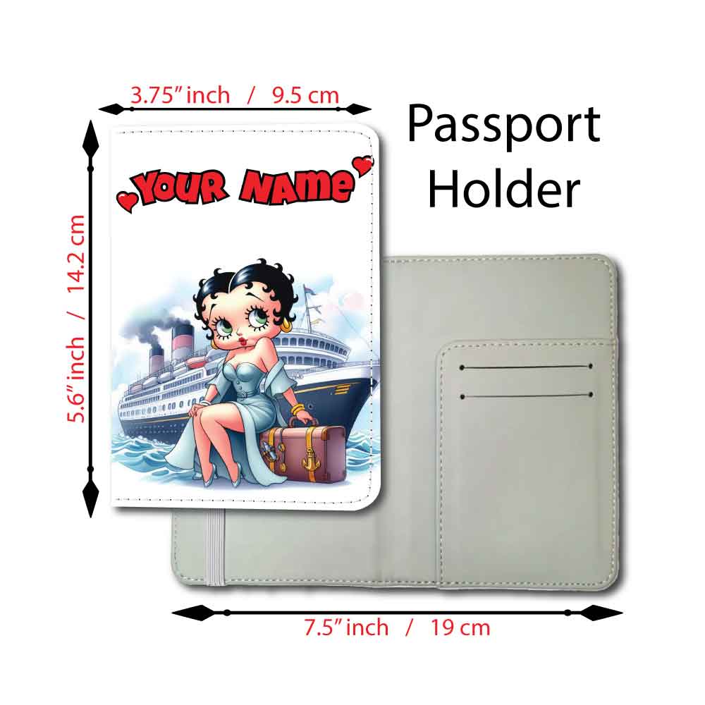 Betty Boop Cruising | Passport Holder & Luggage Tag