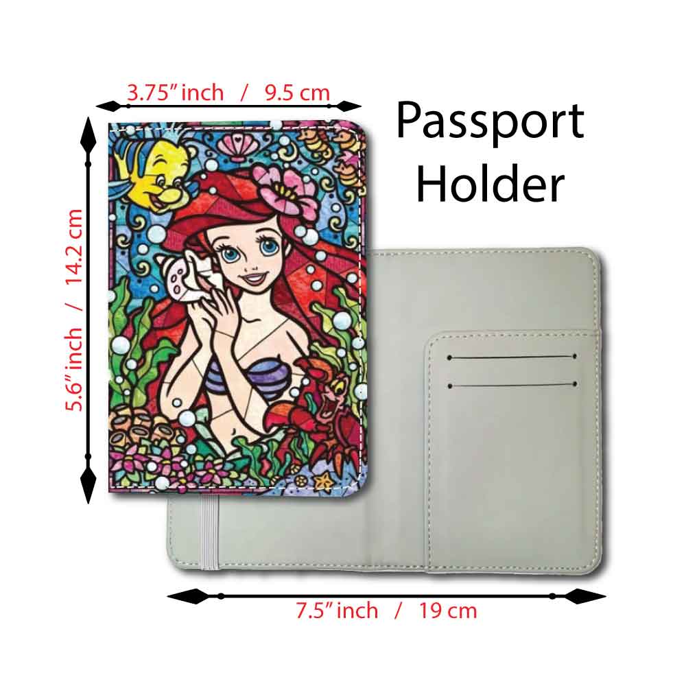 Ariel "Stained Glass" | Passport Holder & Luggage Tag