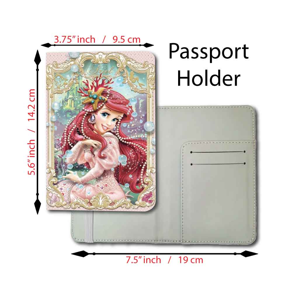 Ariel "Pretty in Pink" | Passport Holder & Luggage Tag
