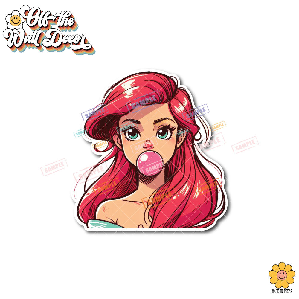 Bubblegum Princesses | Vehicle Window, Vinyl decal stickers