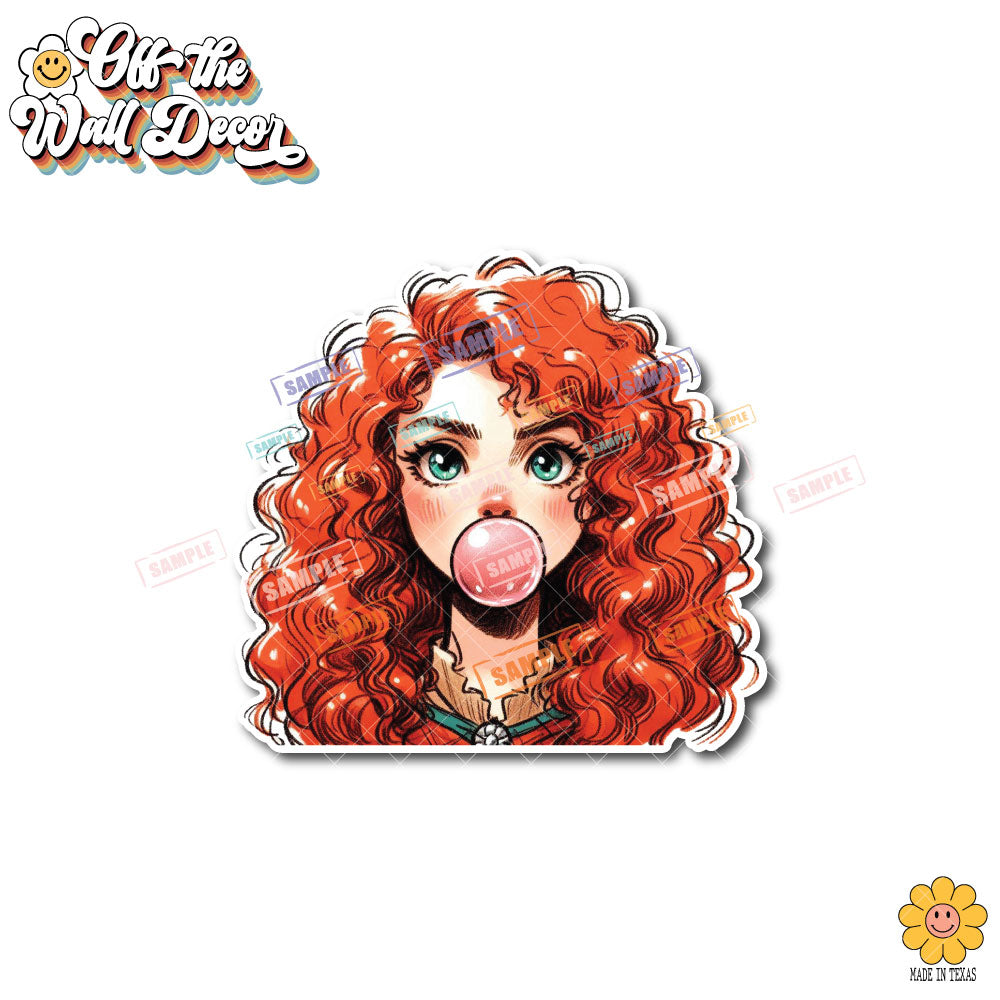 Bubblegum Princesses | Vehicle Window, Vinyl decal stickers