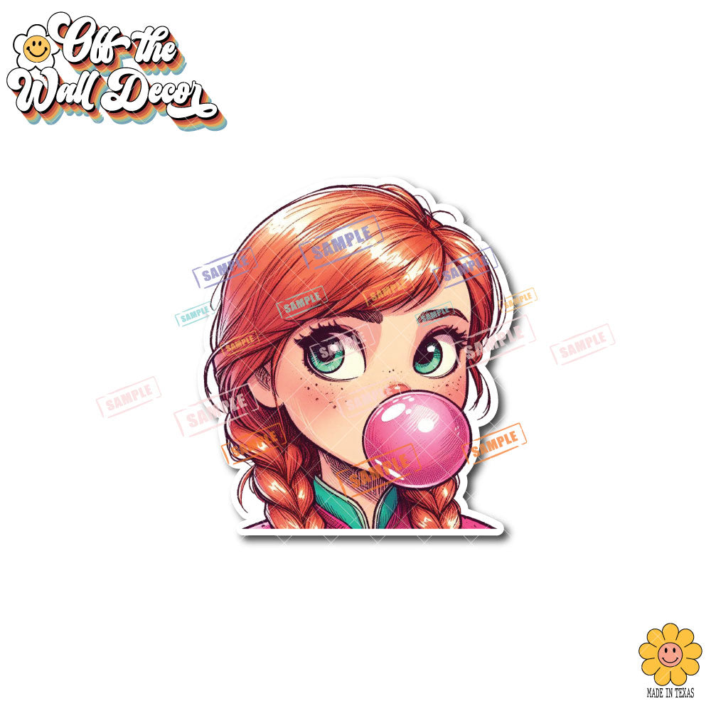 Bubblegum Princesses | Vehicle Window, Vinyl decal stickers