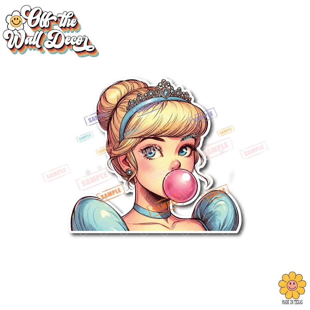 Bubblegum Princesses | Vehicle Window, Vinyl decal stickers