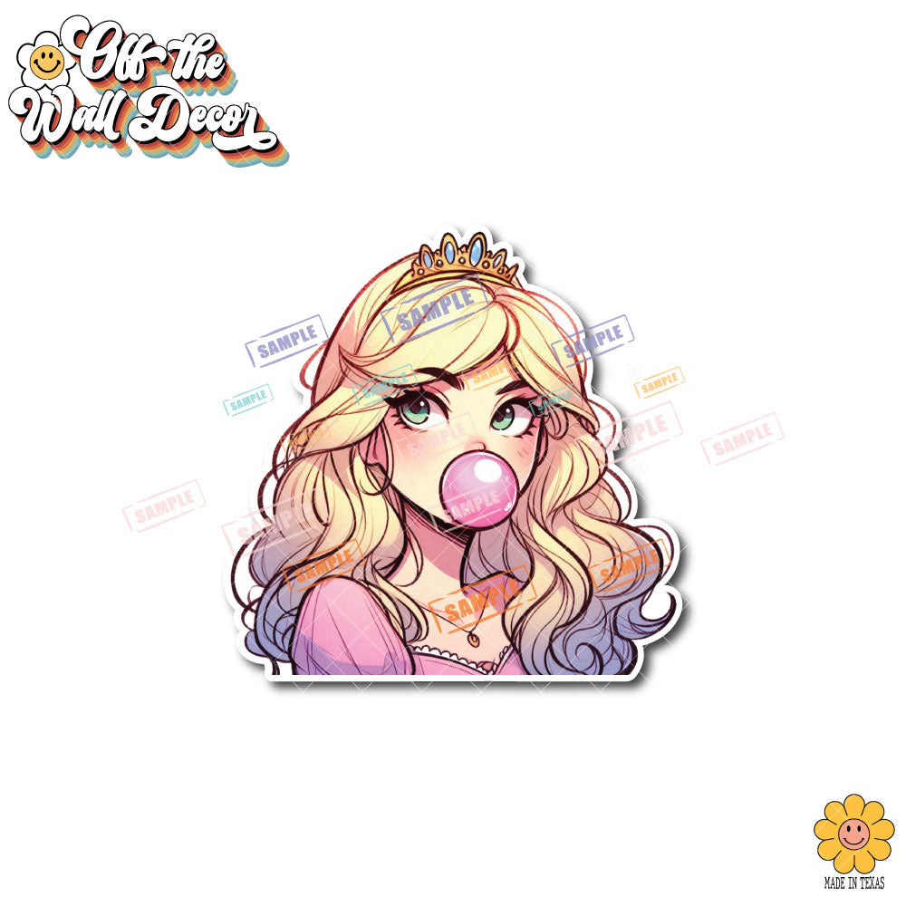 Bubblegum Princesses | Vehicle Window, Vinyl decal stickers