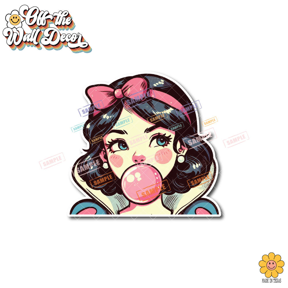 Bubblegum Princesses | Vehicle Window, Vinyl decal stickers