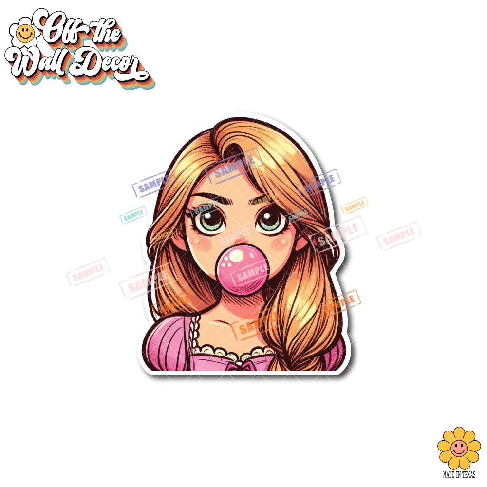 Bubblegum Princesses | Vehicle Window, Vinyl decal stickers