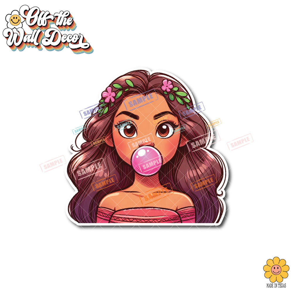 Bubblegum Princesses | Vehicle Window, Vinyl decal stickers