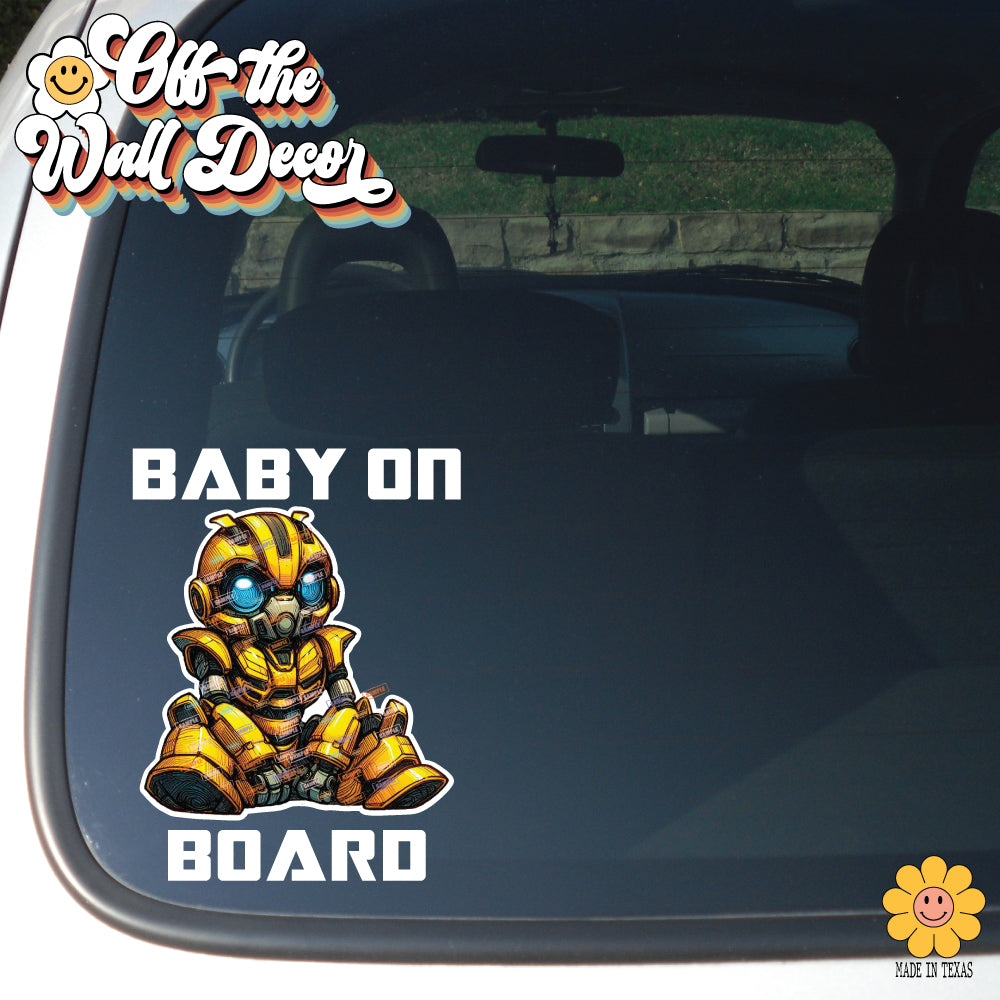 Baby Bumble Bee | Baby on Board | Vinyl Decal Sticker