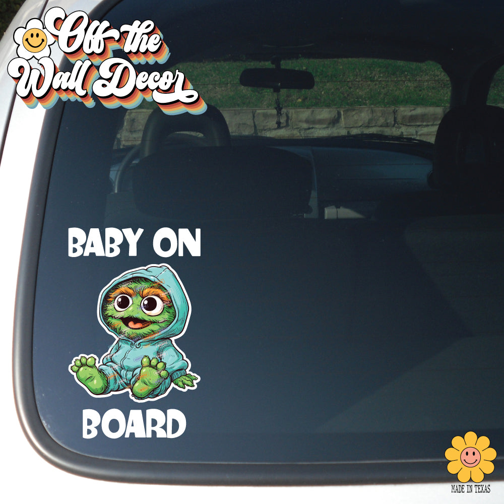 Baby Oscar | Baby on Board | Suction Cup Sign, Magnet OR Vinyl Decal Sticker