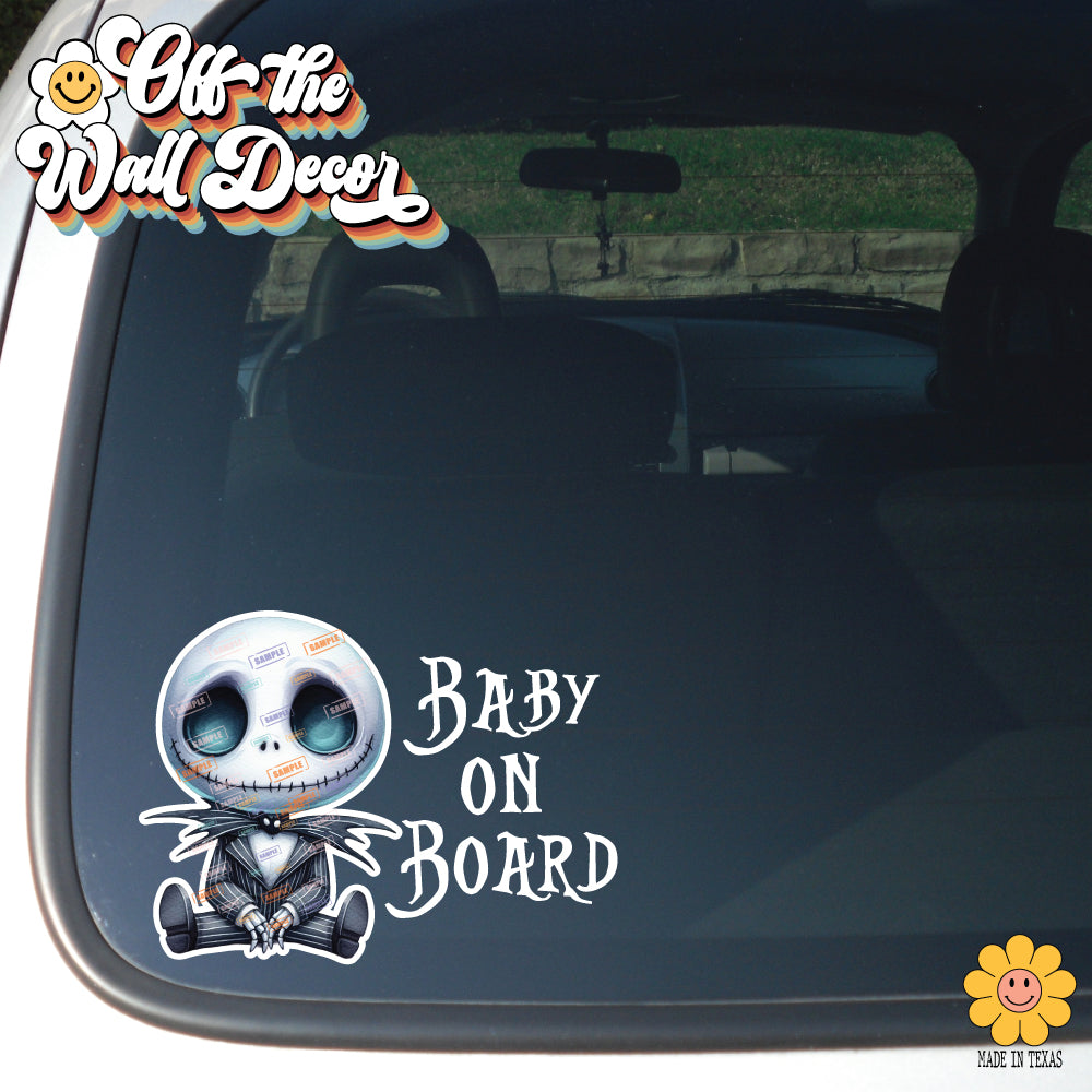 Baby Jack | Baby on Board | Suction Cup Sign, Magnet OR Vinyl Decal Sticker