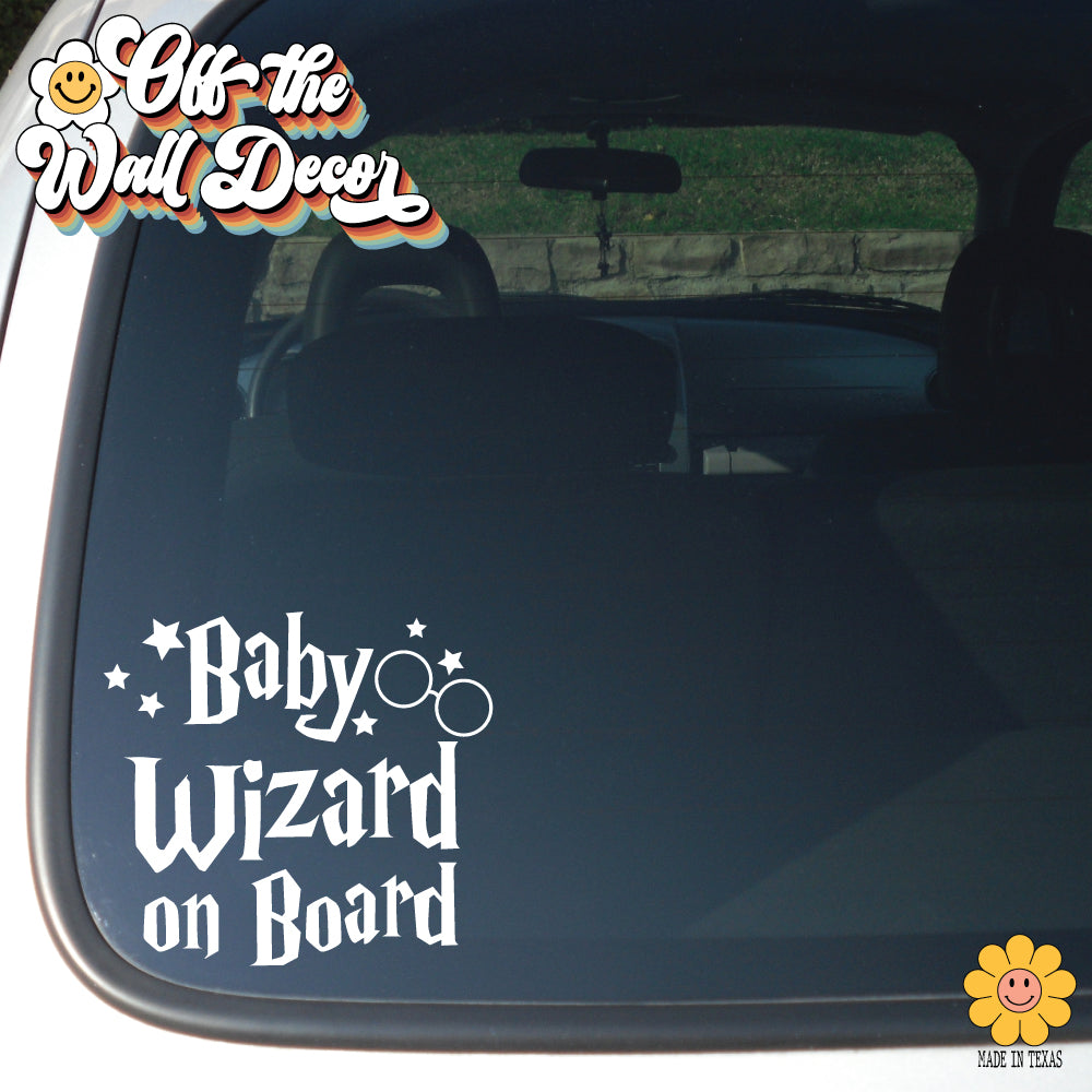 Baby on Board Wizard | Baby on Board | Vinyl Decal Sticker
