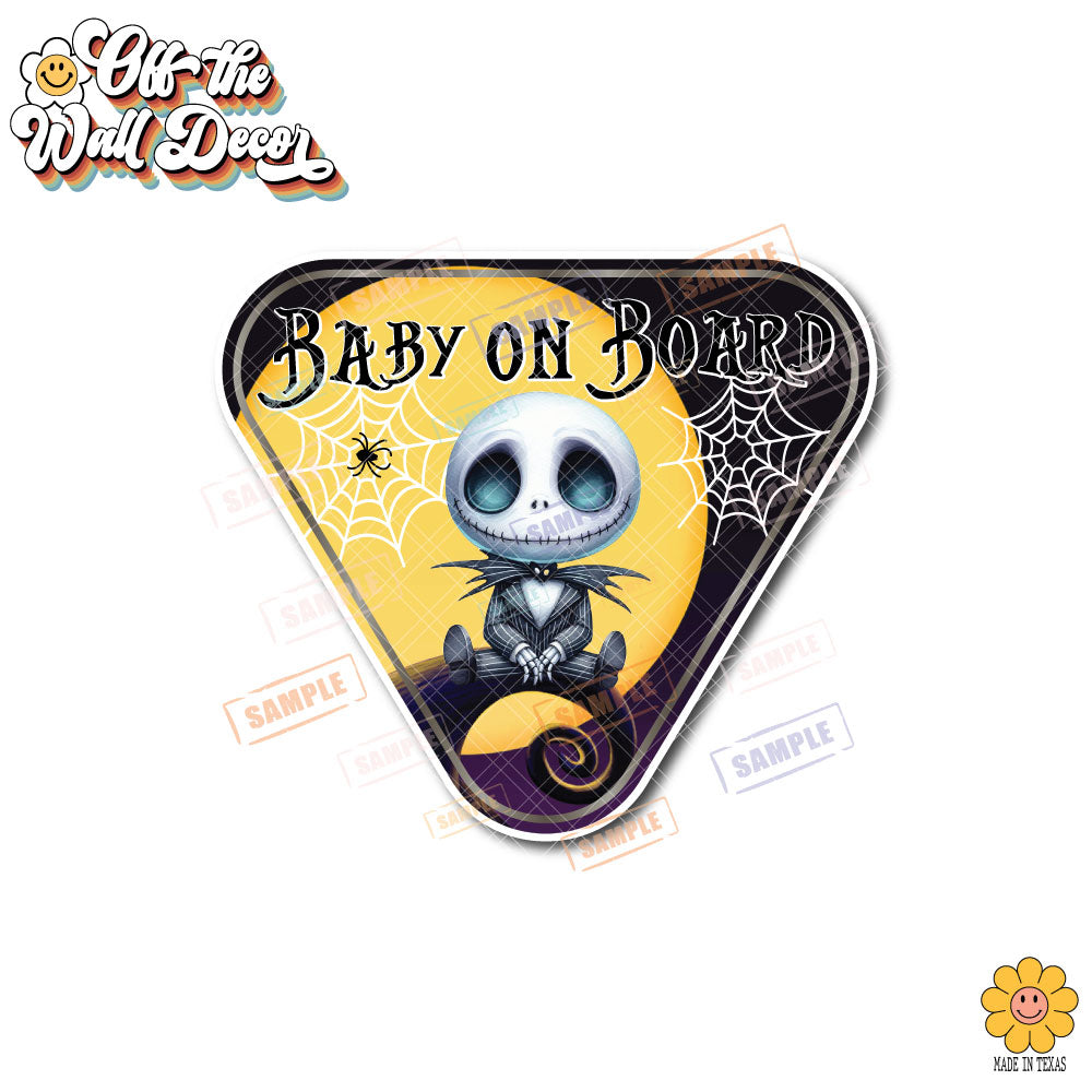 Baby Jack | Baby on Board | Suction Cup Sign, Magnet OR Vinyl Decal Sticker