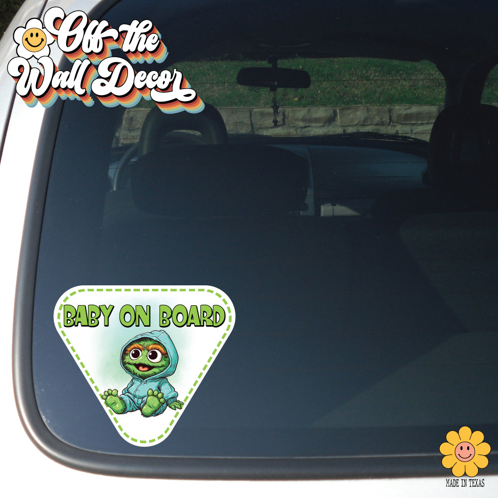 Baby Oscar | Baby on Board | Suction Cup Sign, Magnet OR Vinyl Decal Sticker
