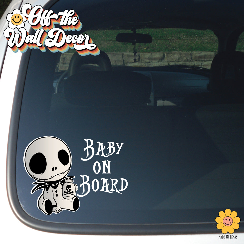 Baby Jack | Baby on Board | Suction Cup Sign, Magnet OR Vinyl Decal Sticker