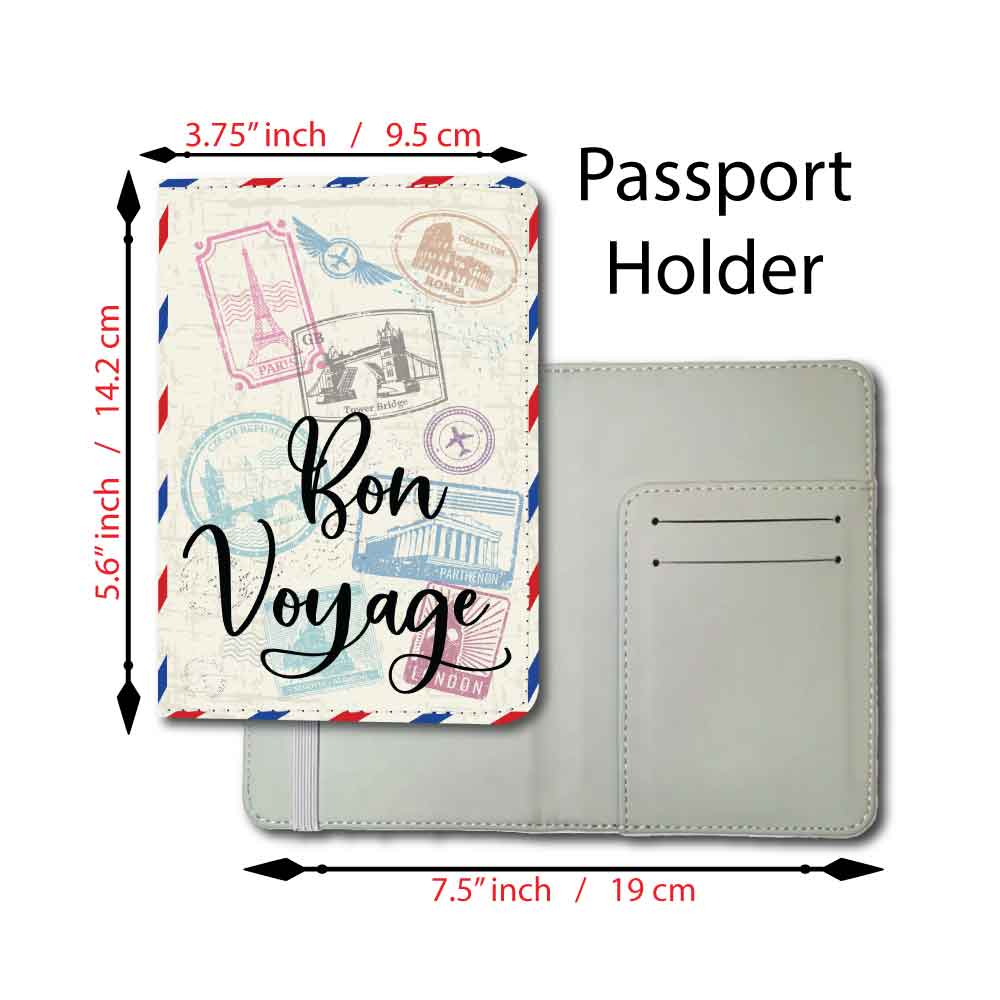 Bon Voyage | Passport Holder & Luggage Tag