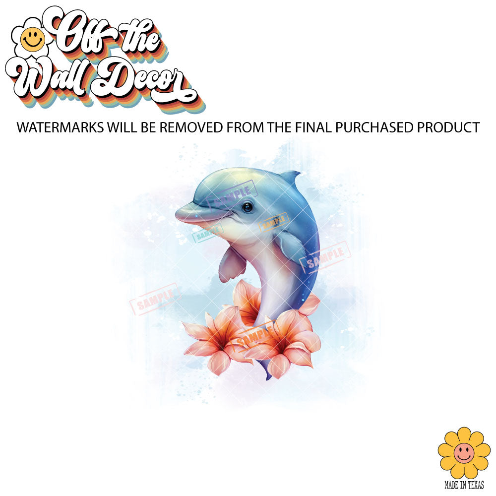 Dolphin | 2 Designs | Potholders, Trivets, Hot pads, Oven mitts, Heat resistant, and Washable