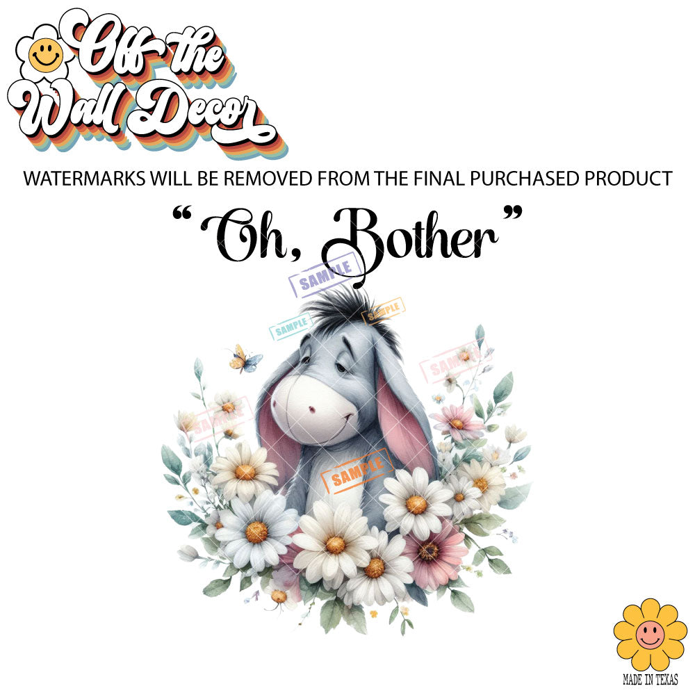 Eeyore "Oh Bother" | Potholders, Trivets, Hot pads, Oven mitts, Heat resistant, and Washable