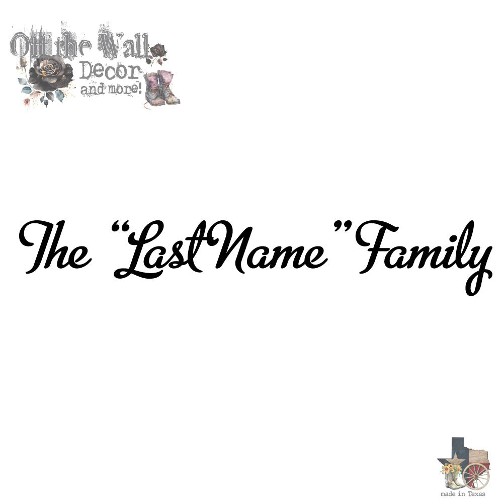 UP Family Hand Prints Mailbox Decals