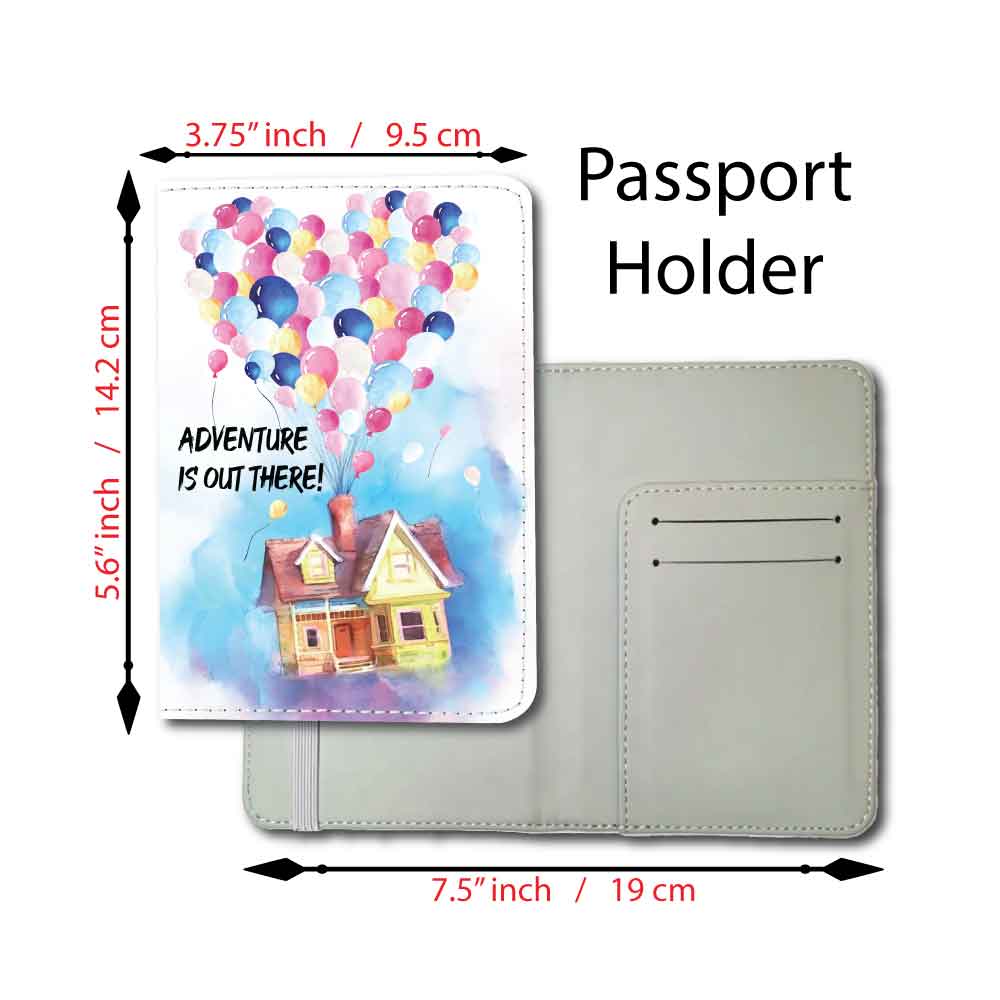 Adventure is out there! | Passport Holder & Luggage Tag