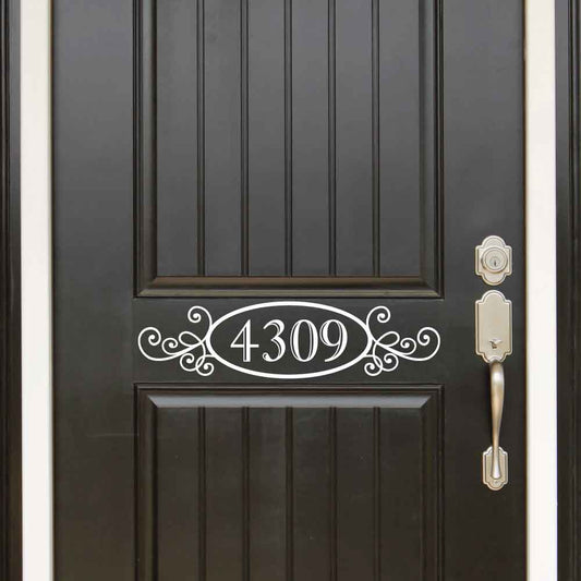 House Numbers Front Door | Home Decor, Front Door Decoration, Welcome, Vinyl Decal Sticker