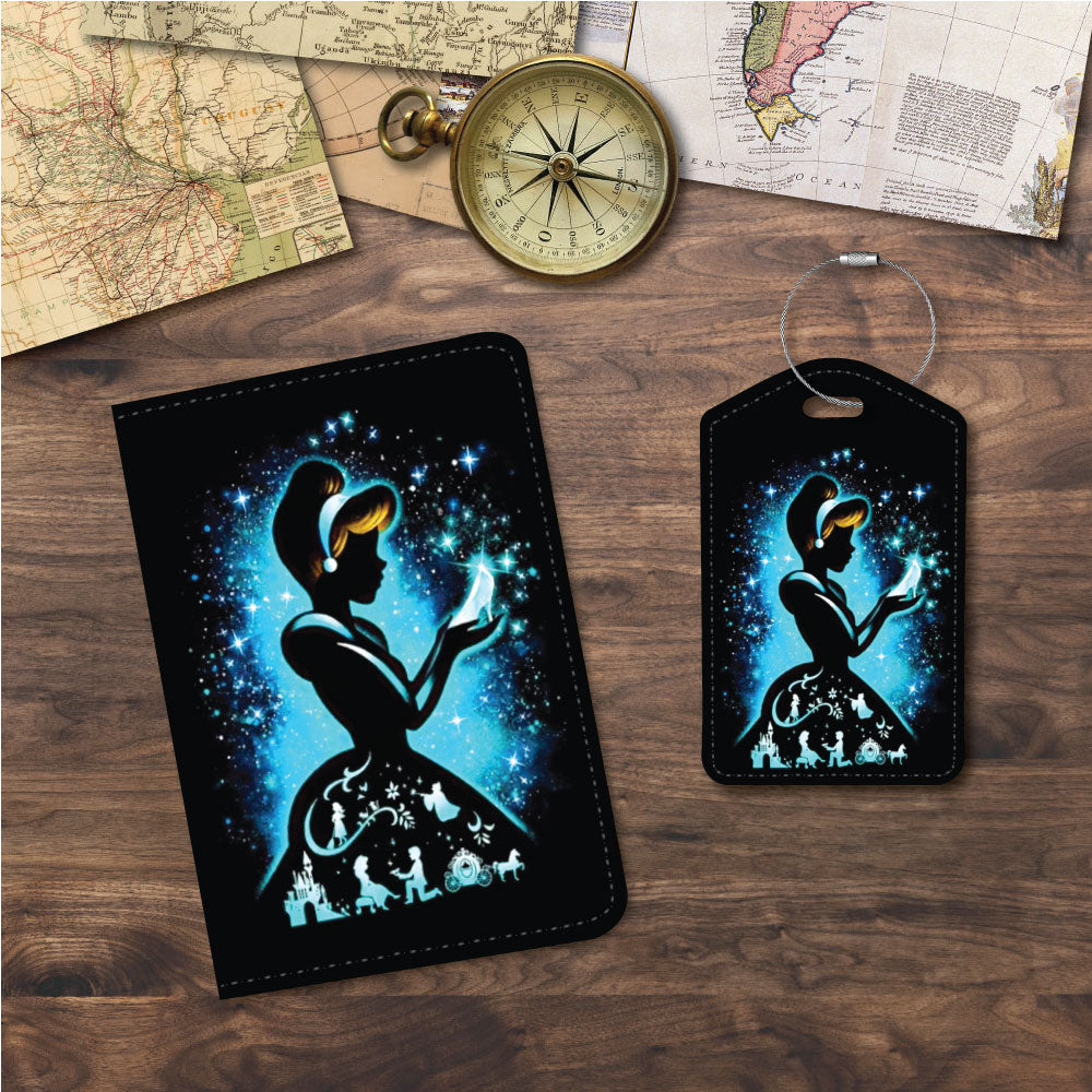 Cinderella Silhouette | Passport Holder & Luggage Tag