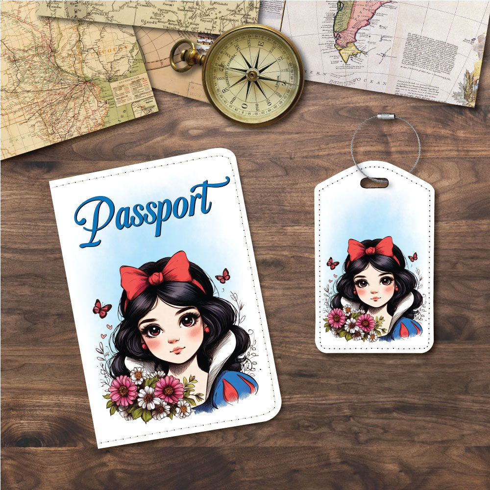 Snow White | Passport Holder & Luggage Tag | Magic mirror on the wall