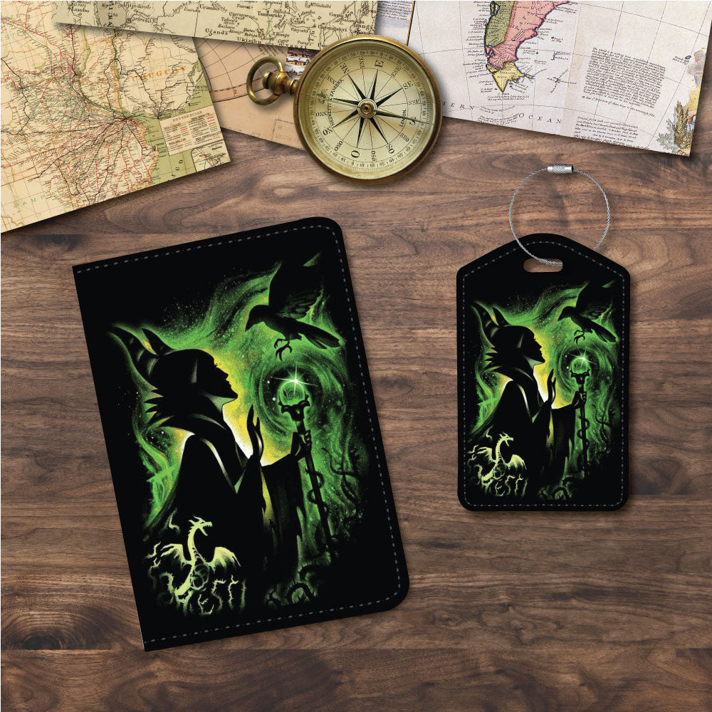 Maleficent Silhouette | Passport Holder & Luggage Tag