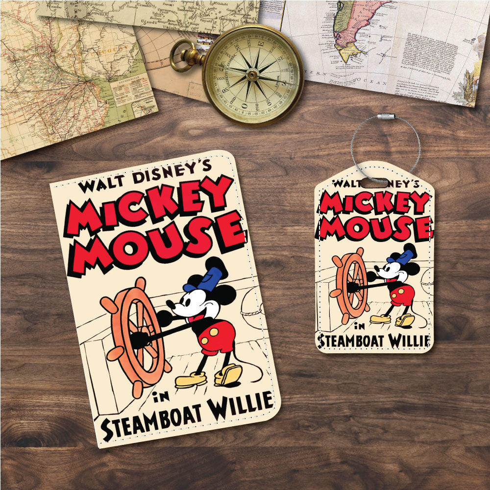 Steamboat Willie | Passport Holder & Luggage Tag