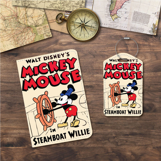Steamboat Willie | Passport Holder & Luggage Tag