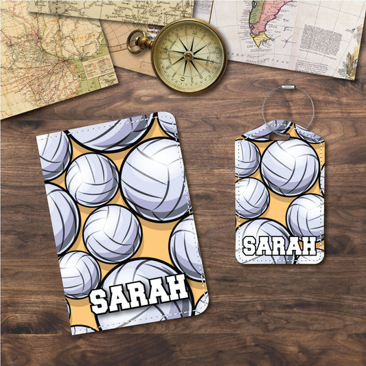 Volleyball | Passport Holder & Luggage Tag