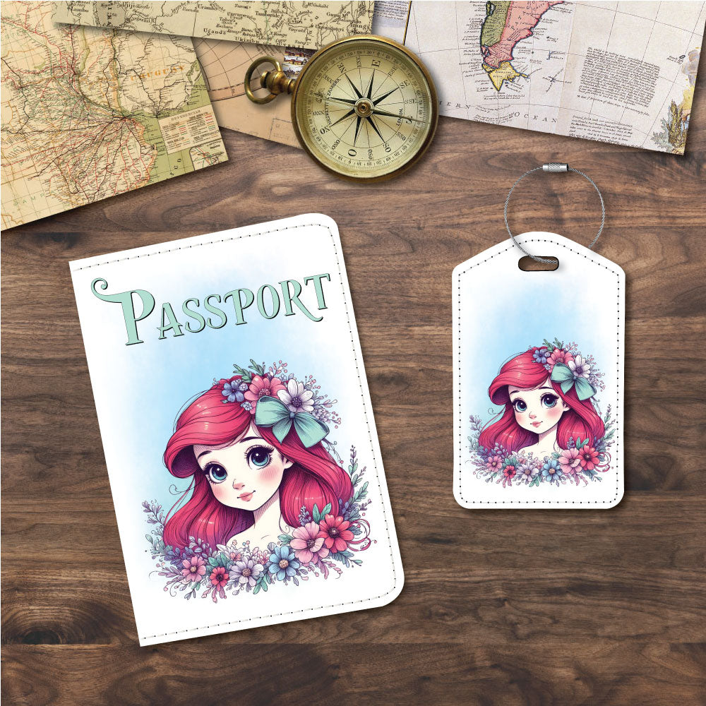 Little Mermaid Ariel | Passport Holder & Luggage Tag | Look at this stuff isn't it neat?