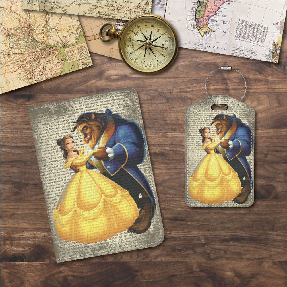 Beauty and the Beast Dictionary Page | Passport Holder & Luggage Tag