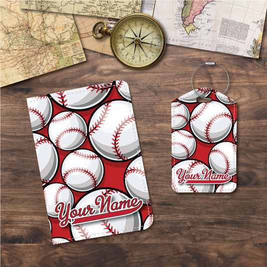Baseball | Passport Holder & Luggage Tag