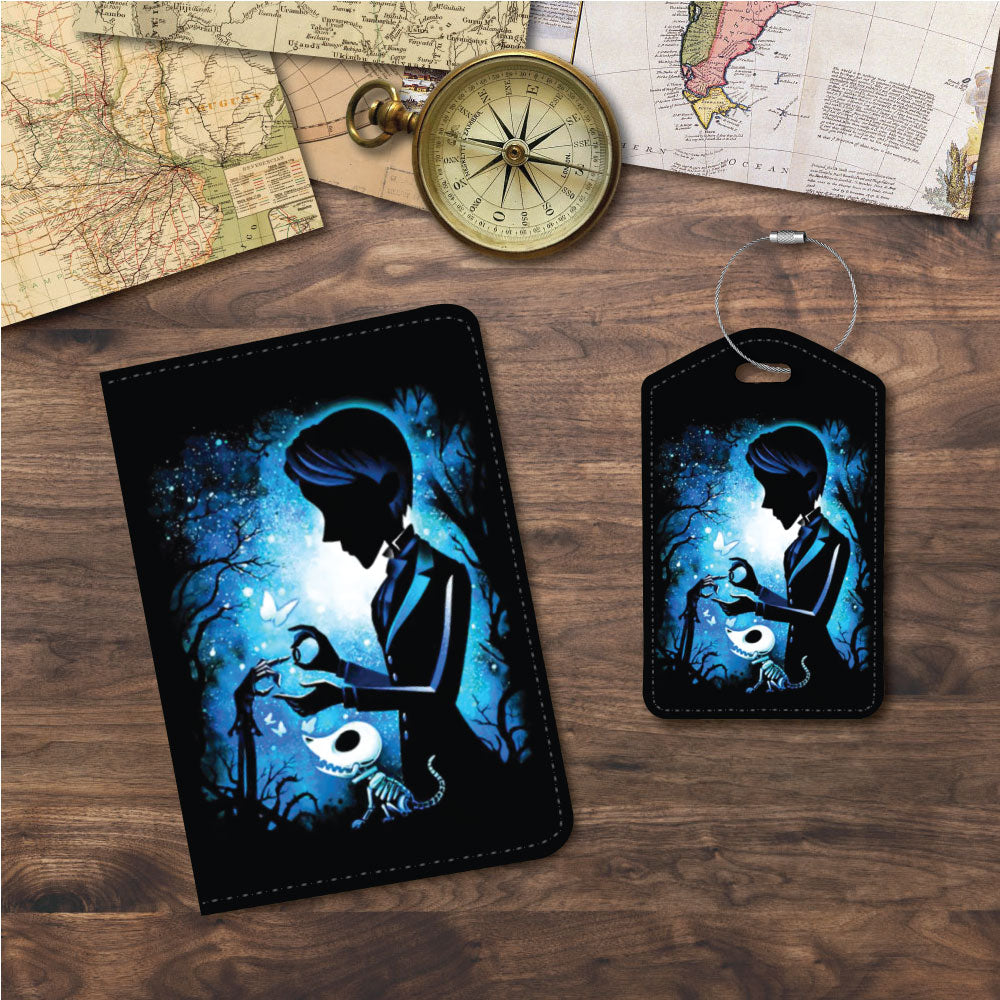 Victor Corpse Bride Silhouette | Passport Holder & Luggage Tag