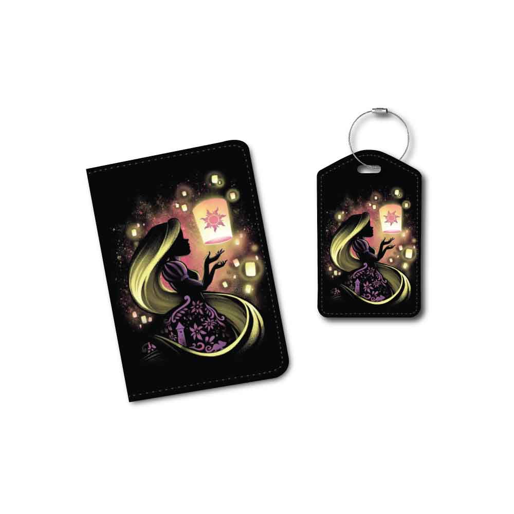 Rapunzel Silhouette | Passport Holder & Luggage Tag