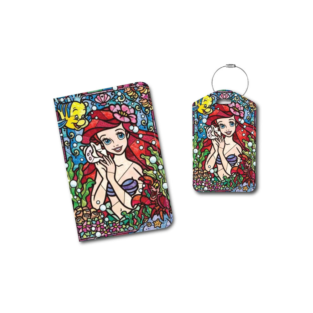 Ariel "Stained Glass" | Passport Holder & Luggage Tag