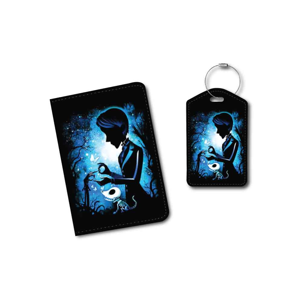 Victor Corpse Bride Silhouette | Passport Holder & Luggage Tag